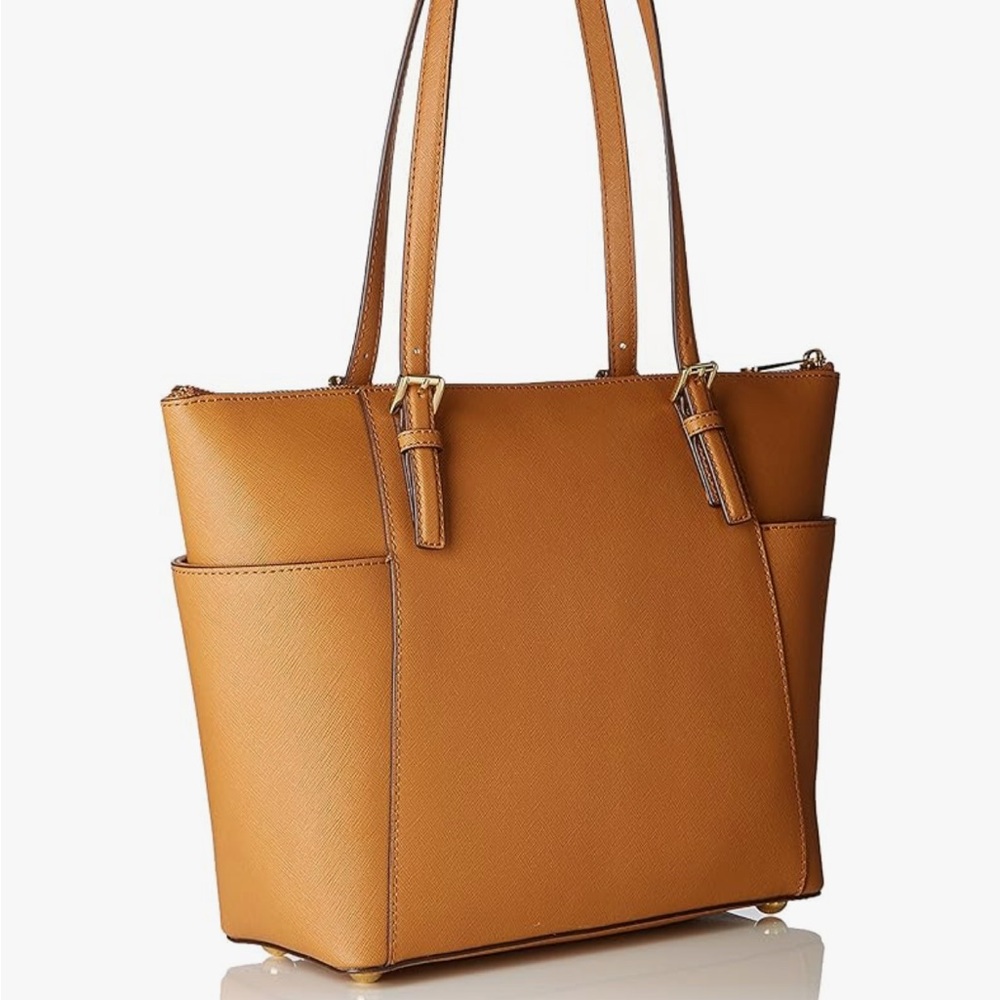 Michael Kors Jetset Saffiano Leather Tote Purse - Picture 3 of 12